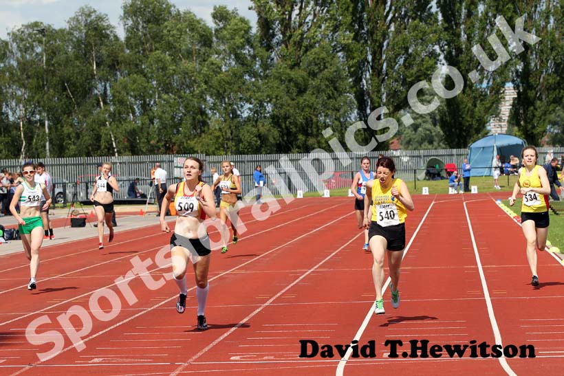 Under-20 womens 200 metres.